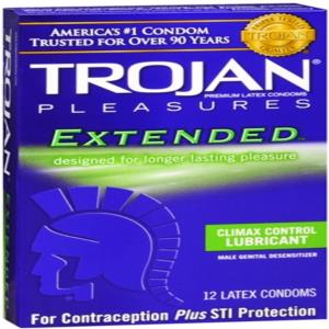 4-pack-trojan-condoms-pleasures-extended-pleasure-lubricated
