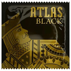 Atlas Black Condoms