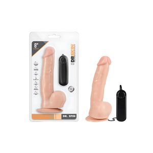 Dr Skin Dr Spin Gyrating Realistic Dildo | Condom Depot