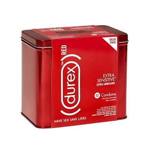 Durex Red Tin Extra Sensitive Condoms | Condom Depot