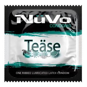 NuVo Tease Ribbed Condoms | Condom Depot