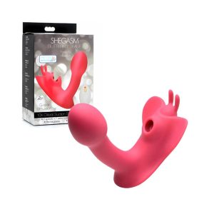 Shegasm Butterfly Tease Clitoral Suction Vibrator | Condom Depot
