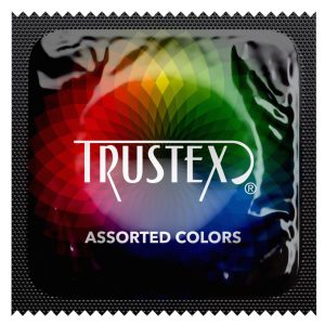 Trustex Assorted Color Condoms | Condom Depot