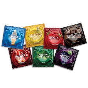 Trustex Assorted Flavored Condoms | Condom Depot