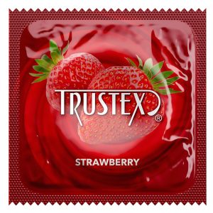 Buy Trustex Strawberry Flavored condoms | Condom Depot