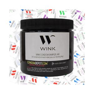 Buy Wink Condoms Jar | Condom Depot
