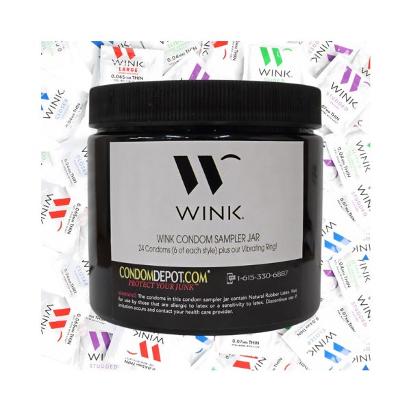 Buy Wink Condoms Jar | Condom Depot