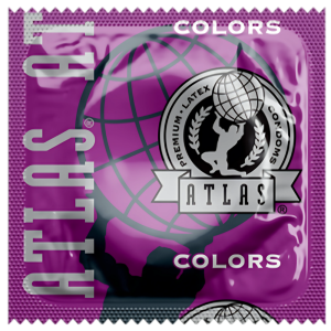 Atlas Rainbow Color Condoms | Condom Depot